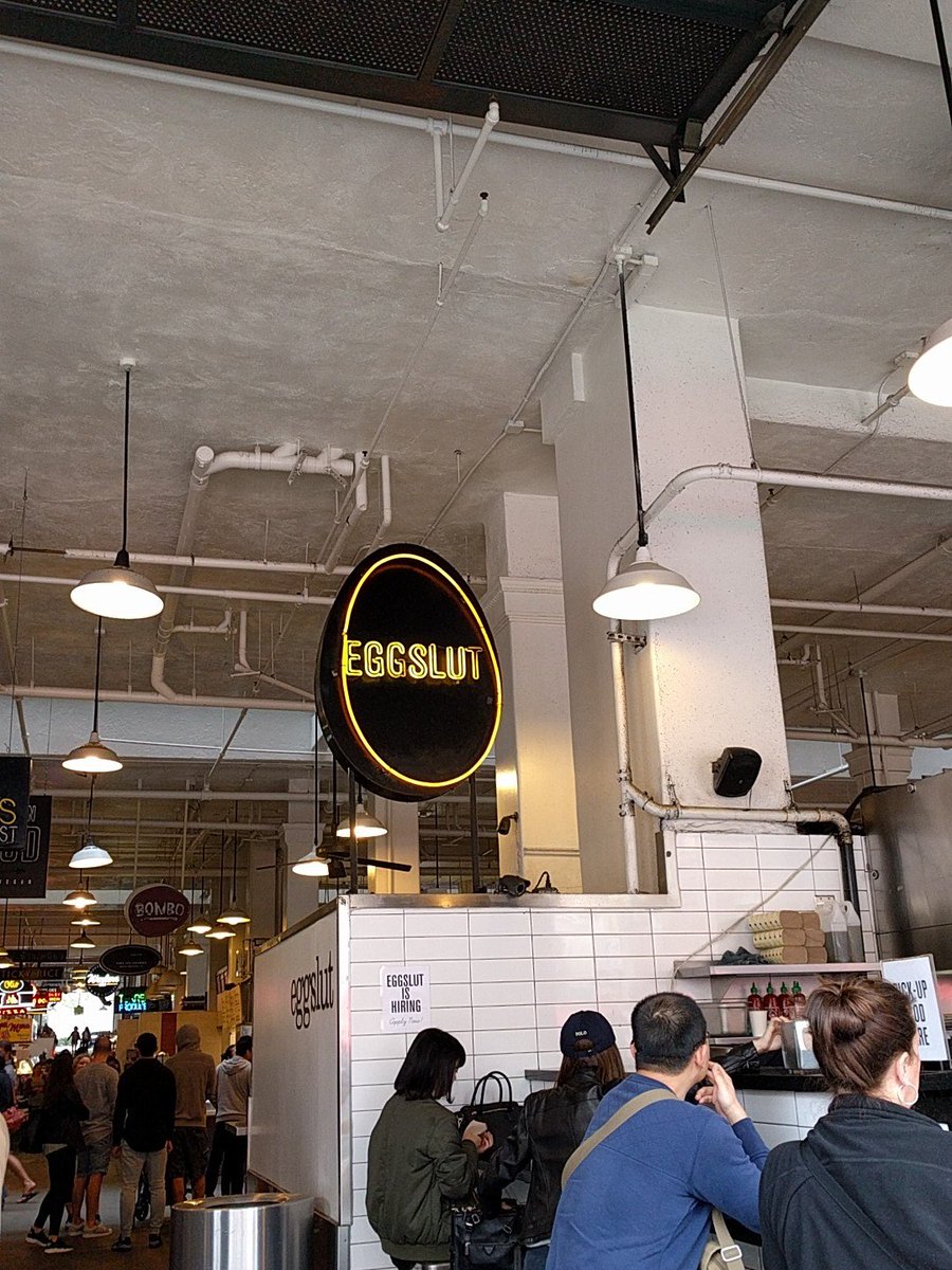 matthew608b's tweet photo. Enjoying a walk in @downtown_la Favorite breakfast place name has to be @EggSlutLA @GrandCentralMkt Post #acmt2016 https://t.co/XO5BMMNthz