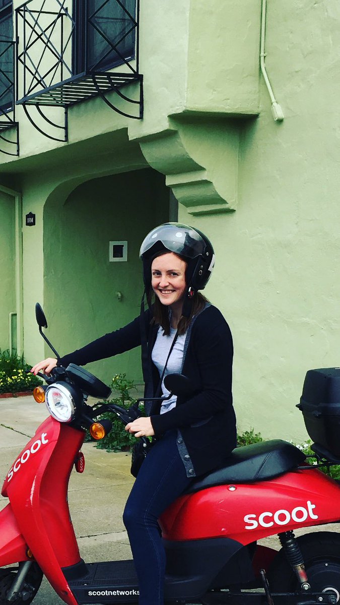 sarah_herczog's tweet photo. Zipping around #SF this weekend on @ScootNetworks #10ScootsAndCounting #exploringSF https://t.co/BFkZ6QDo2v