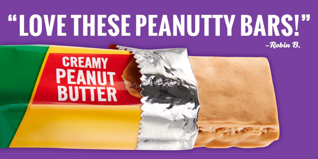 Jif's tweet photo. Fans like Robin B. are going nuts over our #JifBars. What are you waiting for?! https://t.co/17EZB3Ql0l