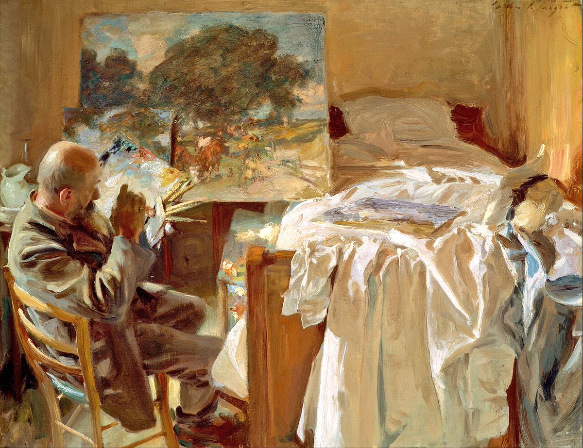 An artist in his studio, 1904 
~John Singer #Sargent 🎨

#MuseoIdeale 
#UomoInArte 

<a href="/Asamsakti/">Dil</a> <a href="/artdielle/">Arturo Dielle</a> <a href="/DBking85/">Dario Barone</a>