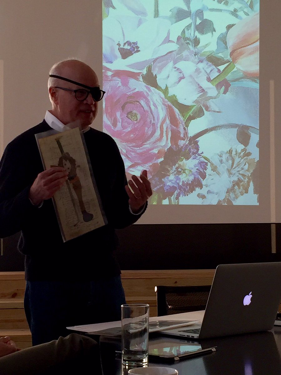 IACollaborative's tweet photo. Inspiring Monday guest artist Ben Schonzeit. "You shouldn't know what #art is about, except what it is to YOU." https://t.co/7Tz00sYRfN