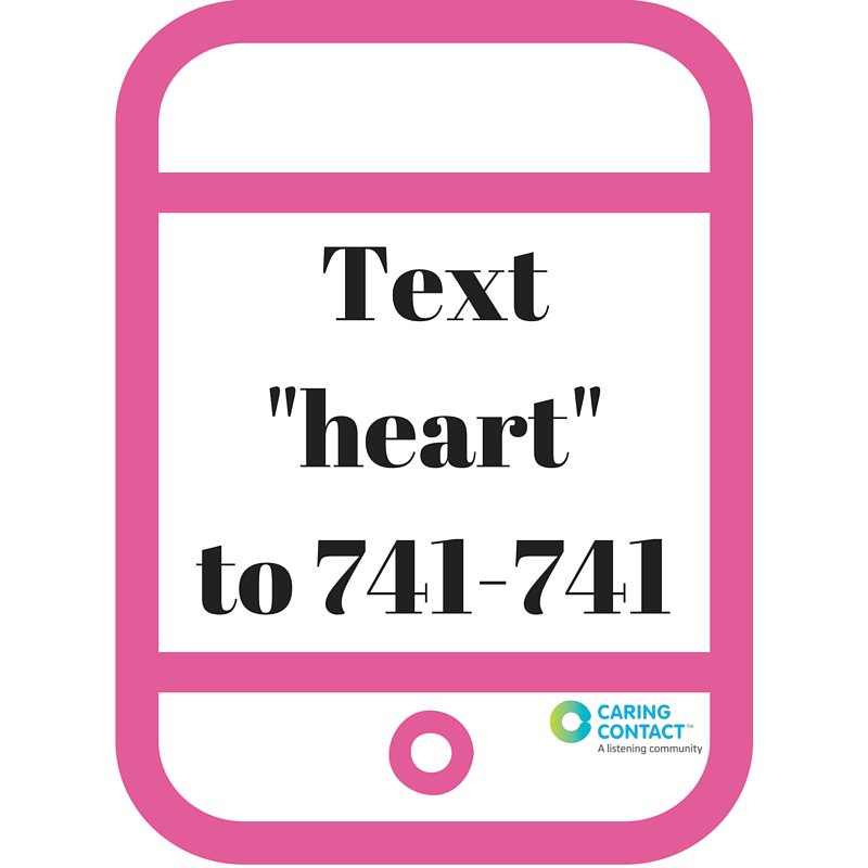 CaringContact's tweet image. You talk. We listen. Call us at (908) 232 - 2880 OR text 'heart' to 741- 741