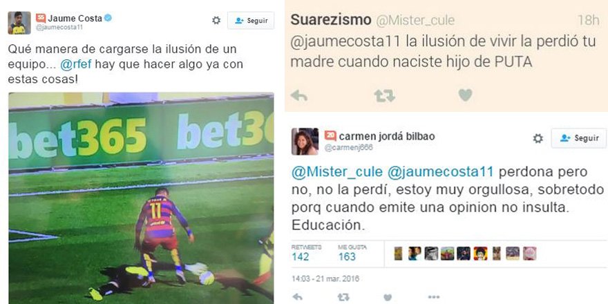 marca's tweet photo. ¡Vaya 'zasca' de la madre de Jaume Costa en Twitter! https://t.co/Jn0hcbj6JC #ZappingenlaRed https://t.co/Id8FPQnOUl