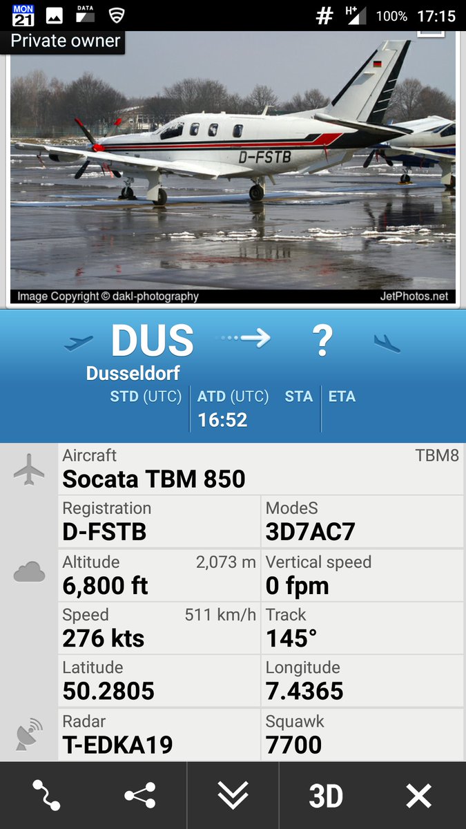 FlightEmergency's tweet photo. Squawking #7700
#DFSTB from Dusseldorf
https://t.co/m5Gso2Y3vn
/ @CivMilAir https://t.co/kfZA74hZbI