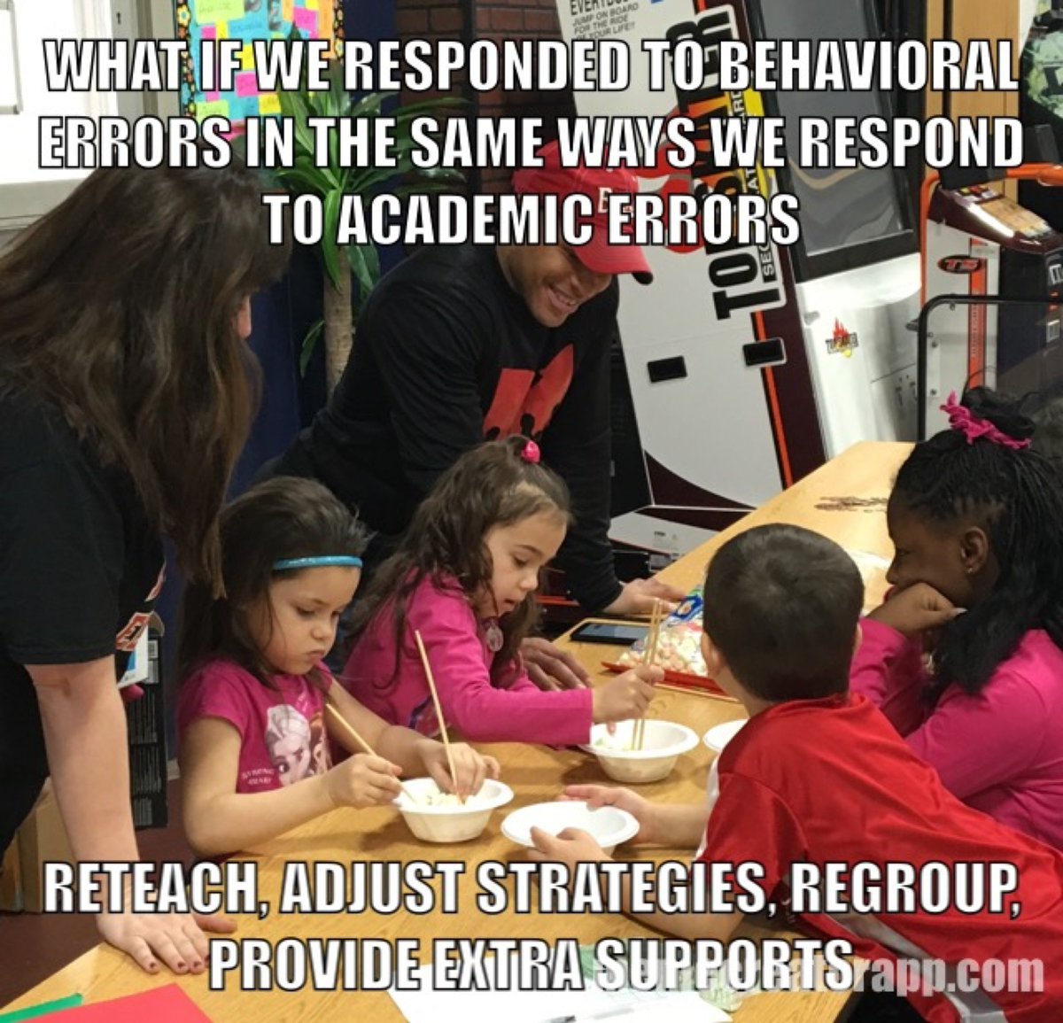 PBIS_SST2's tweet photo. PBIS Thought of the Day #pbis #education #behavioraltools https://t.co/A00sOaCGpc