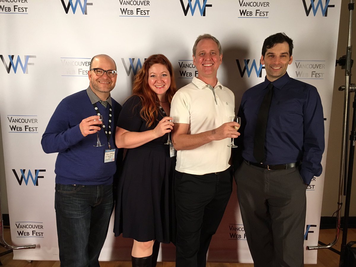 20STL's tweet photo. Team #20STL on the red carpet at @VanWebFest w/ John Wuchte from @BeGothique, all proud members of @SacredFoolsLA! https://t.co/mw2y4swflE
