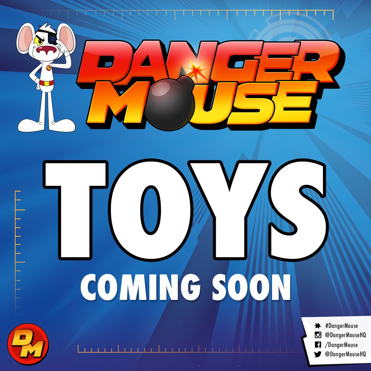 dangermouseHQ's tweet photo. *Cue Dramatic Music* 🎶 'He's The Greatest, He's Fantastic' 🎶 TOYS COMING SOON! Follow for more info! 💥 #DangerMouse https://t.co/iqBvMaoXCD
