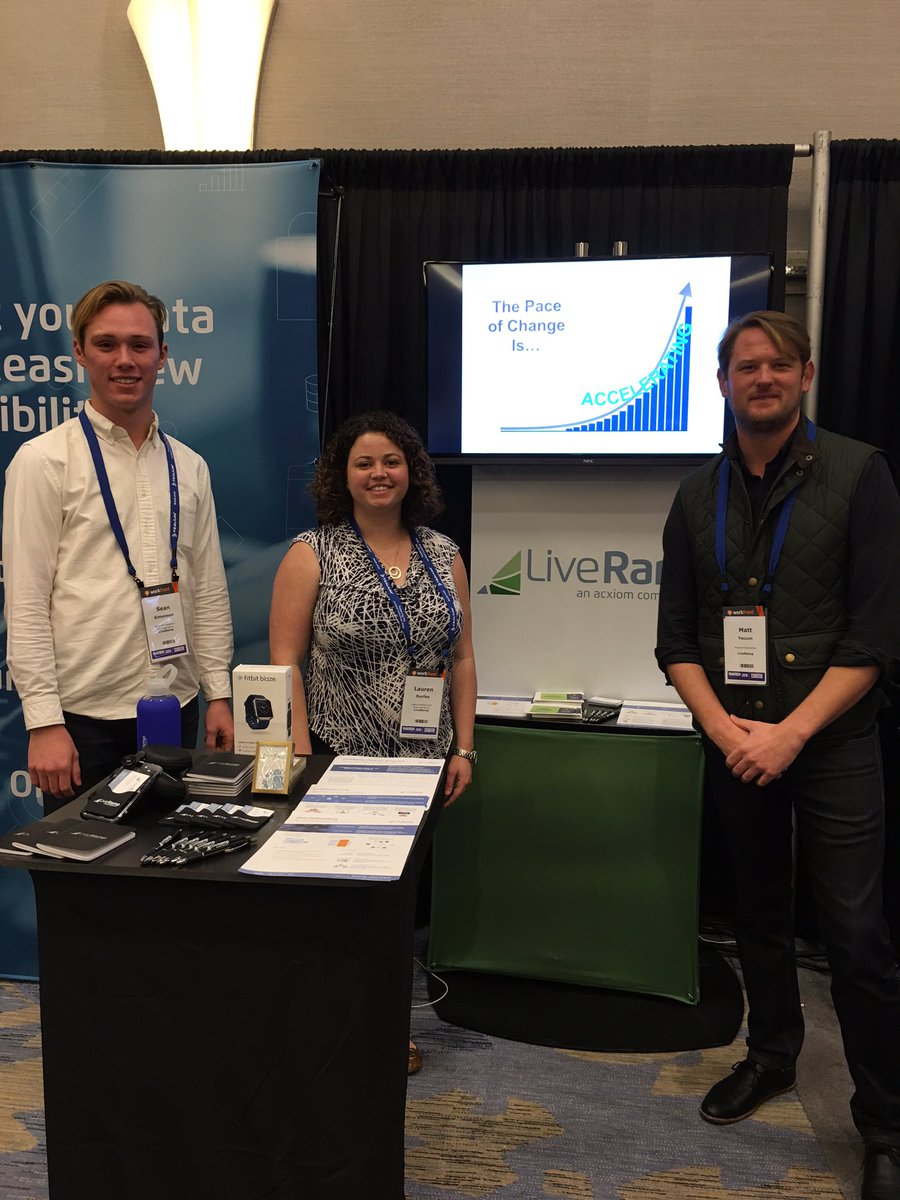 Come join <a href="/LiveRamp/">LiveRamp</a> crew in booth #216 and talk data connectivity! #MarTech