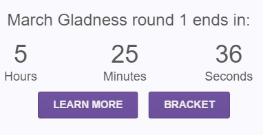 TabForACause's tweet image. Round 1 of #MarchGladness ends today! Will your group make it to the next round?