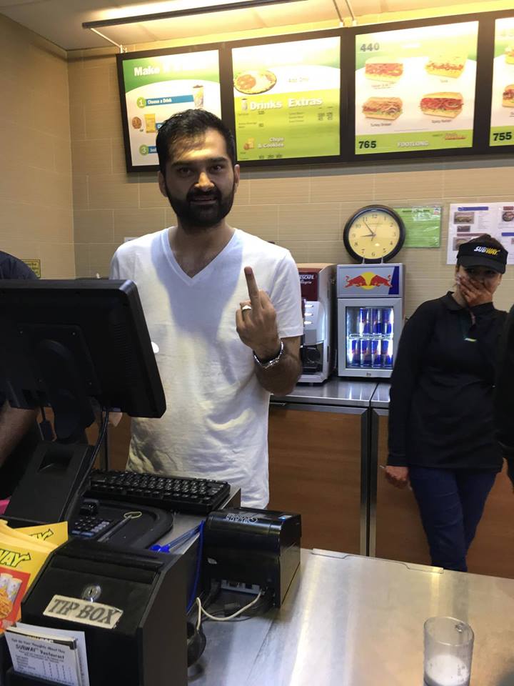 Rizi_i's tweet photo. Is this the right way to treat customer @SUBWAY ?
#SubwayPakistan #SubwayLahore #subway https://t.co/CfwsjqBzNU