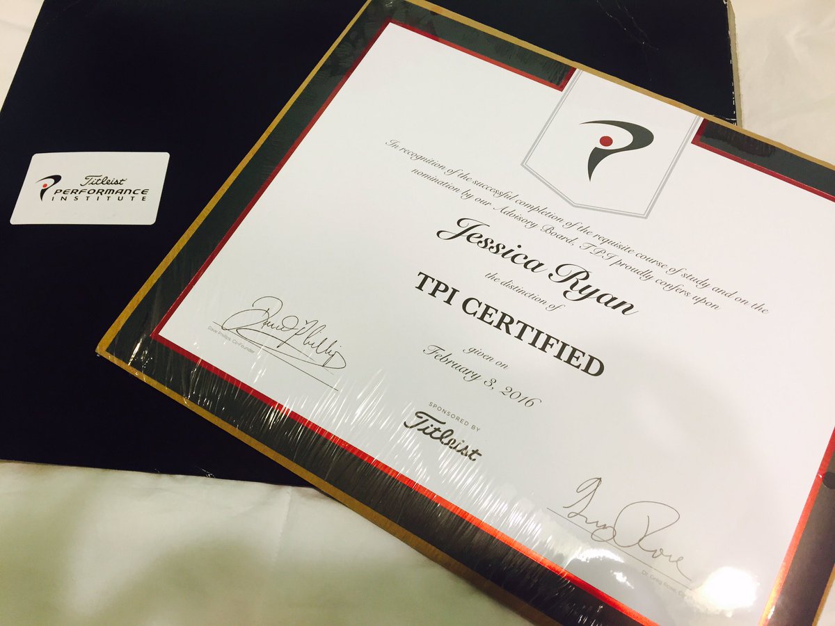 JessRyanATC's tweet photo. This baby came in the mail today! Makes me happy all over again! ⛳️ @MyTPI #TPIMCO https://t.co/qI0sEee6gy
