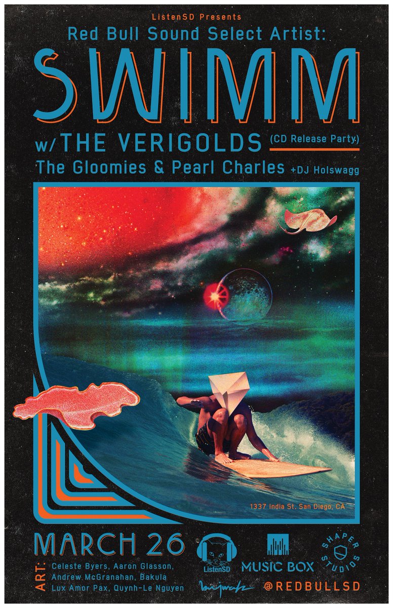 @RBSoundSelect artist <a href="/SWIMMmusic/">SWIMM</a> will be at <a href="/MusicBoxSD/">MusicBoxSD</a> this Saturday- don't miss it!!