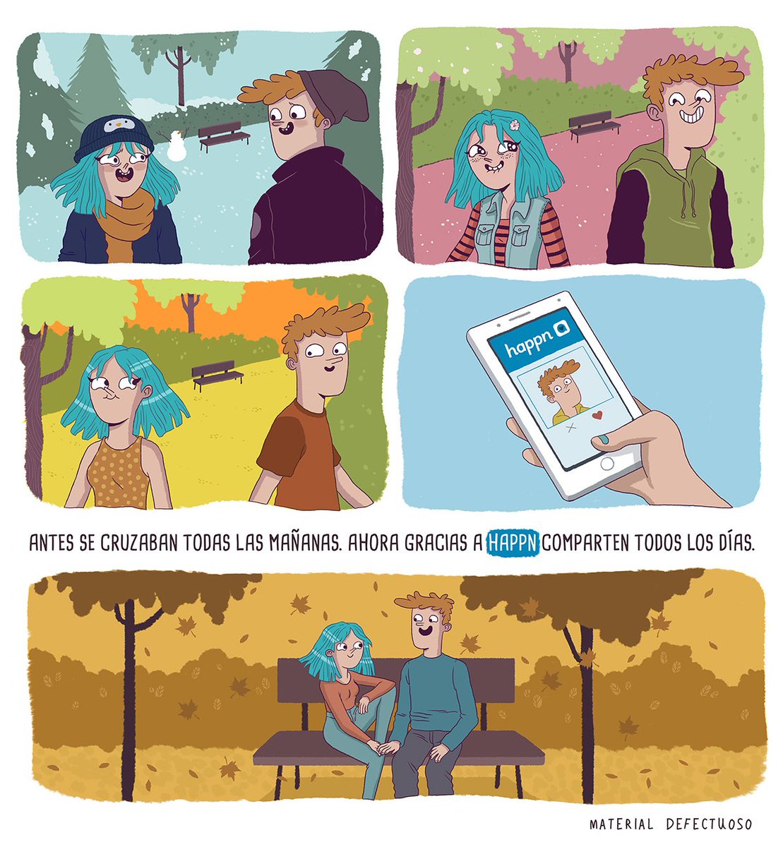 ¡A ver si os gusta la ilustración que he hecho para <a href="/happn_app/">happn</a> (gethap.pn/U6MjOB)!