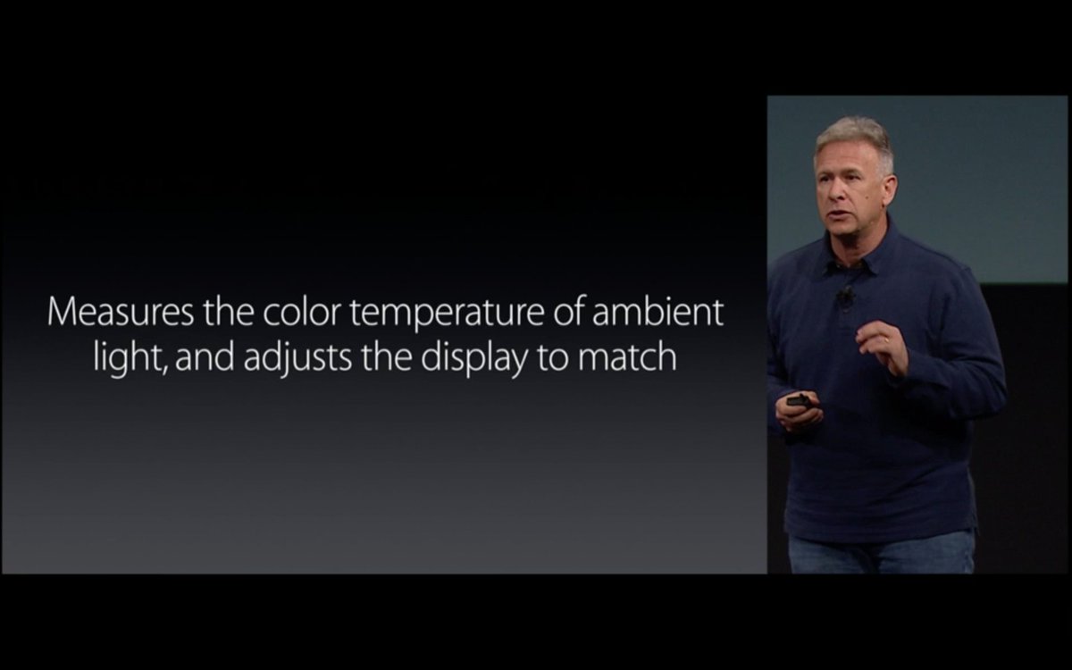 onemorething's tweet photo. De #iPadPro heeft een True Tone display. Revolutionair scherm dat zich aanpast aan het omgevingslicht. #OMTLIVE https://t.co/IVMF4UXfYu