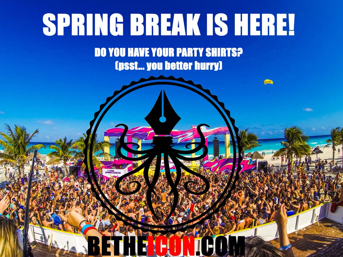 IconCreativ's tweet image. SPRING BREAK IS HERE!!
GET YOUR SPRING BREAK SCHWAG!
#betheicon  #customshirts  #design #graphic #iconcreativ