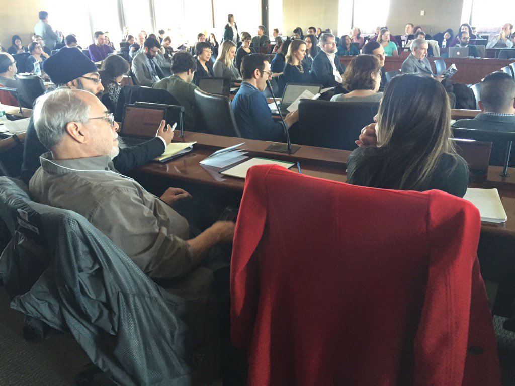 bechamilton's tweet image. Full house here for #AlgorithmHR @MauriceChammah @humanrightsnyu @NPR