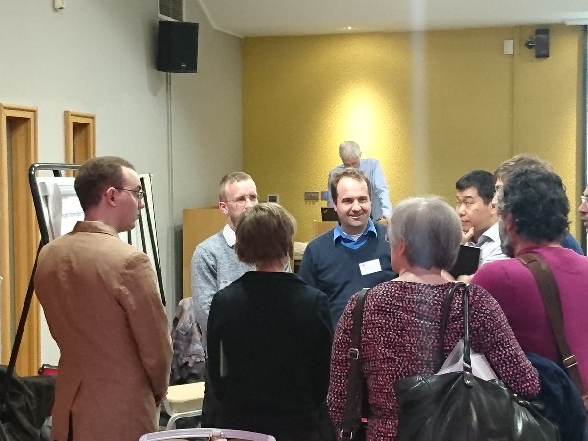 DigitalUoM's tweet photo. #UKHDAN discussing healthcare opportunities for data science @HeRC_Farr @EPSRC @weetwoodhall https://t.co/5f0ZJ6Wy5A