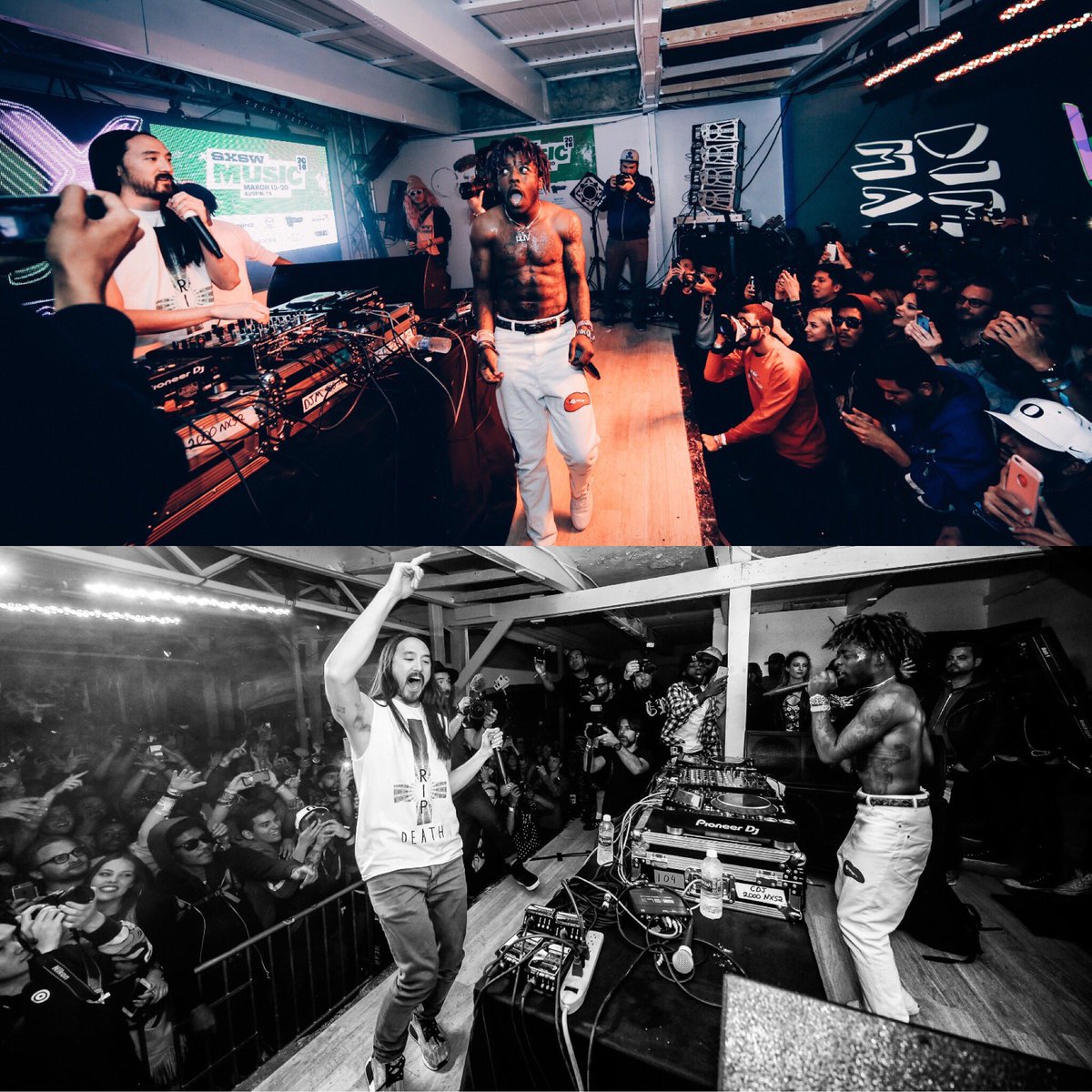 Me n @liluzivert dropped 3 songs off our EP we did together at the @dimmak jammy jam! Can't wait for u to 👂🏾☝🏼️ https://t.co/sQGZDa1jRG