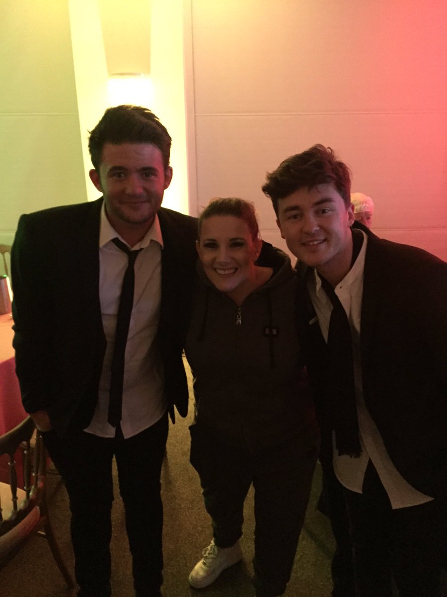 iamshanenolan's tweet image. Only picture I got with @SamBaileyREAL and @Jake_Rixton the other night #sweating #greatnight
