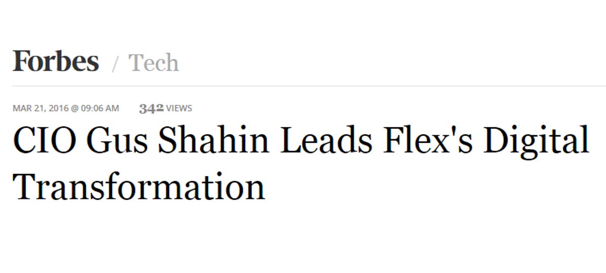 Gus Shahin CIO tweet media