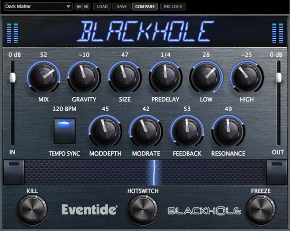 SixLaterMusic's tweet photo. @EventideAudio's Blackhole is simply amazing. It has character that sets it apart from other reverbs. https://t.co/x0HVuerDFD
