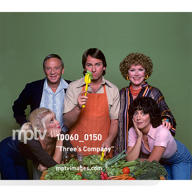 mptvimages's tweet photo. Chrissy, Jack, Janet, the Ropers, and one very large salad.

#MeatlessMonday #ThreesCompany #oxfordcomma https://t.co/h0asp0JQwC