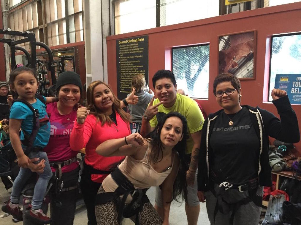 So glad <a href="/wearecourageous/">CourageousGirls.org</a> came to climb at #missioncliffs! 4 days left in their IndieGoGo! touchstoneclimbing.com/courageous-gir…