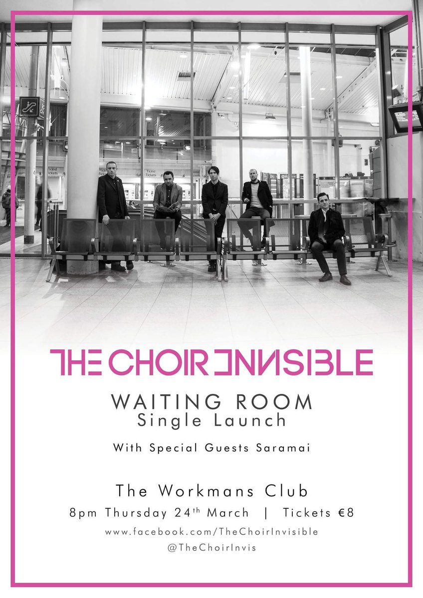 TheChoirInvis's tweet photo. This Thursday @SaramaiMusic @WorkmansDublin https://t.co/XOW3spVEZC