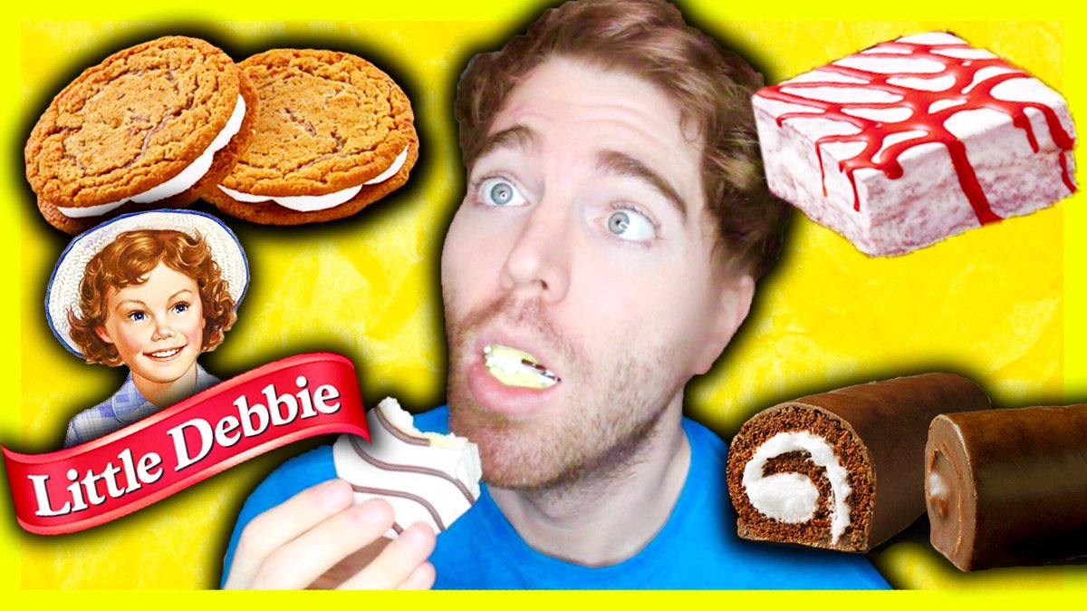 shanedawson's tweet photo. NEW VID!! **TASTING LITTLE DEBBIE SNACKS** https://t.co/FfrXAY1iOj RT ? :) https://t.co/hQ9dJvo4Yj