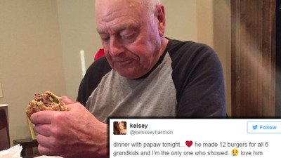 3onyourside's tweet photo. The sad "papaw" who broke hearts last week is having a cookout for everyone. https://t.co/u9X7WAHVdm https://t.co/oH8GTusiS2