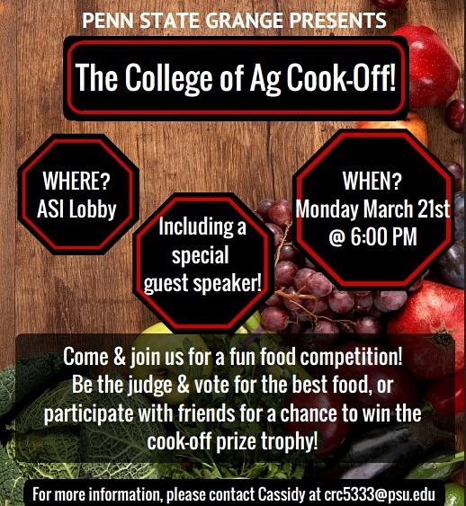 crcheddar's tweet photo. Stop by ASI lobby tonight at 6 pm to see what is cooking in the College of @agsciences! Admission is free! https://t.co/4LEJ684iUW