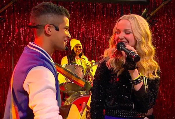 TheDream_LR's tweet photo. #TheDreamisBack in a new episode of #LivAndMaddie in last nights episode together once again.#SingTheKeyofLife song! https://t.co/oRwf53ffHe