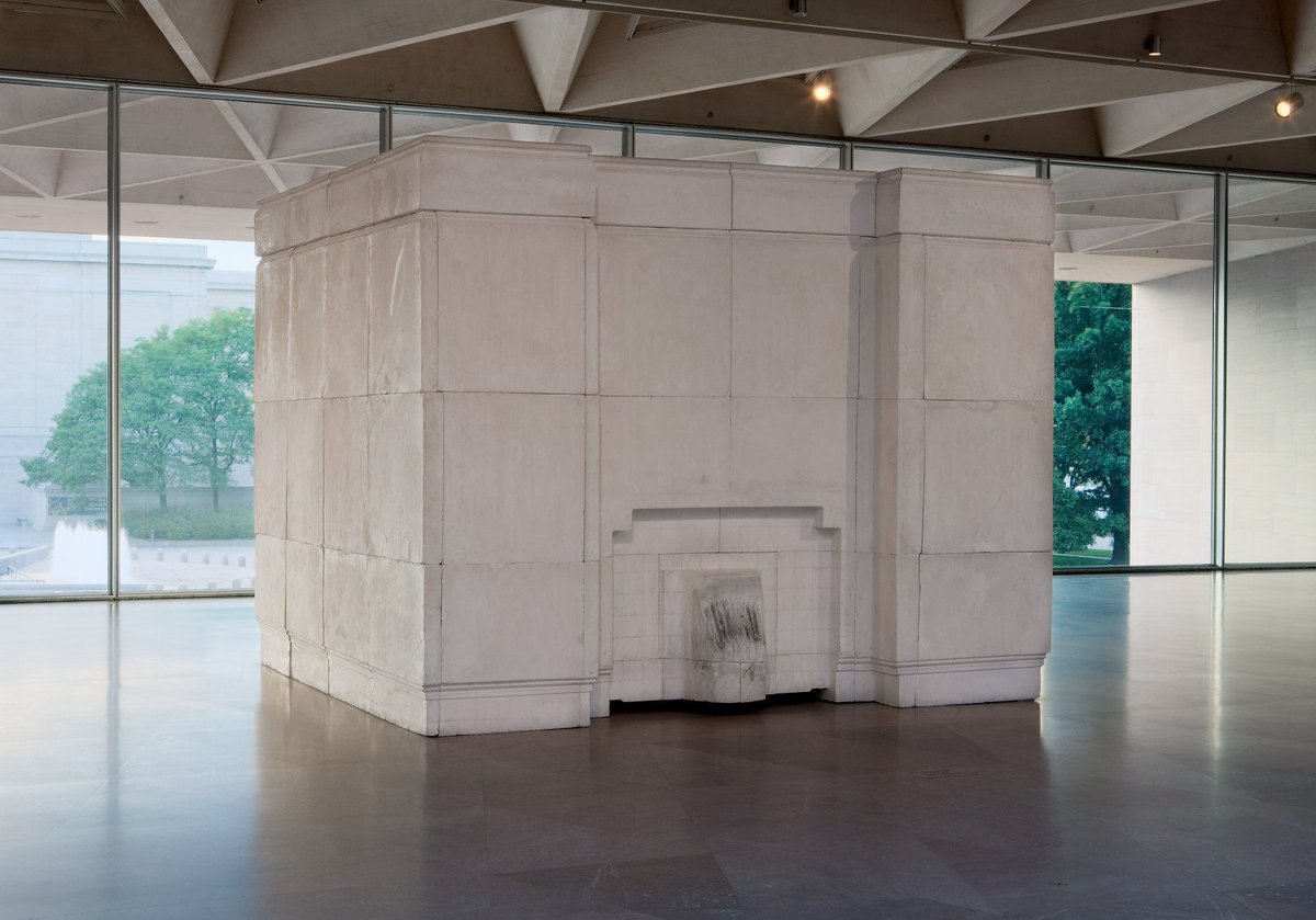 ngadc's tweet image. Rachel Whiteread's "Ghost" is a negative plaster cast that 'mummifies' air: 1.usa.gov/1zCcNO9 #5womenartists