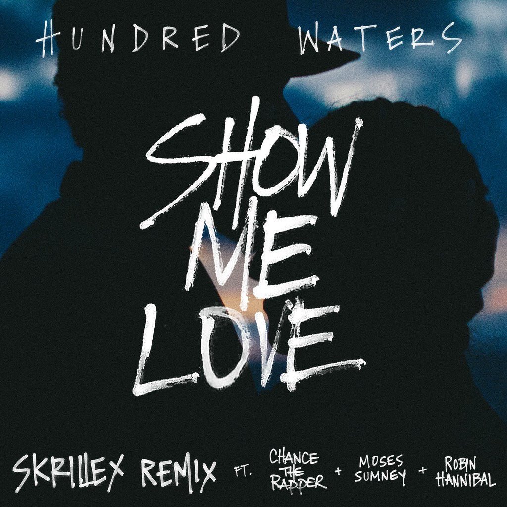 Skrillex's tweet photo. .@anniemac about to drop a new track by me @hundredwaters @chancetherapper n @MosesSumney https://t.co/zO7864Py79 https://t.co/lGXZeiB404