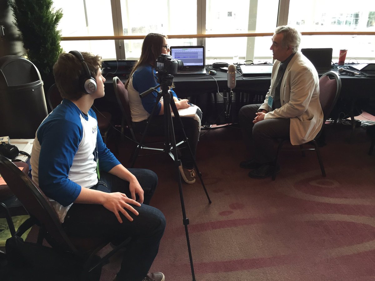 horizonsd205's tweet photo. Sitting down with Mr. Brian Keegan, #RuralCongress2016 Chair. #eJournalism #HorizonSD #EPSSD https://t.co/cA20ZWXi84