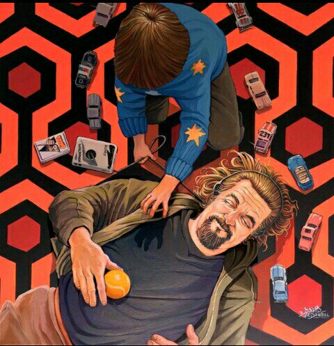 TKerouac76's tweet photo. Come Play With Us, Dude by #DaveMacDowell #TheShining #TheBigLebowski https://t.co/XDoSwlf5tc