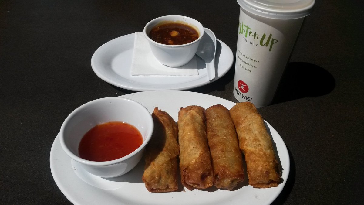 JozsefMajor's tweet photo. Very good start of the week! I love the #PorkEggRolls. Thanks @PeiWei https://t.co/LNVqEygjdT