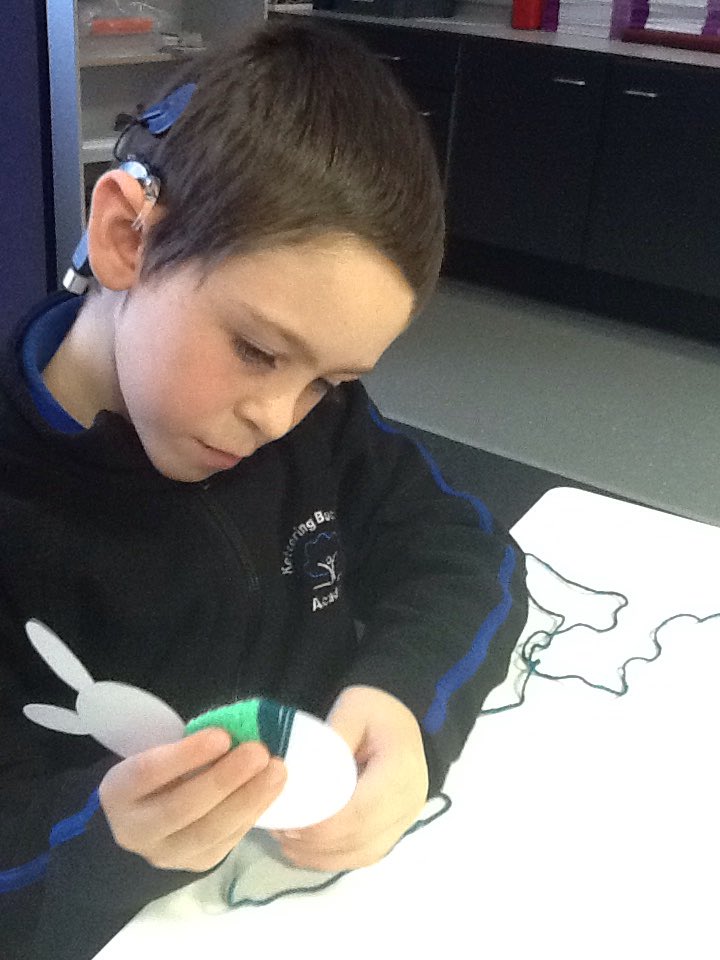 CSWsAtKBA's tweet photo. We had lots of fun making #pompom animals in #LanguageGroup today.  #concentration #language #loveKBAprimary https://t.co/u3zhUVjADj