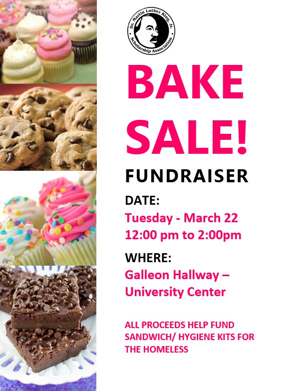 MLKScholars's tweet photo. Don't forget to come out to the Galleon Hallway to get your baked goods and support Service Buddies! https://t.co/uT2HJOichY