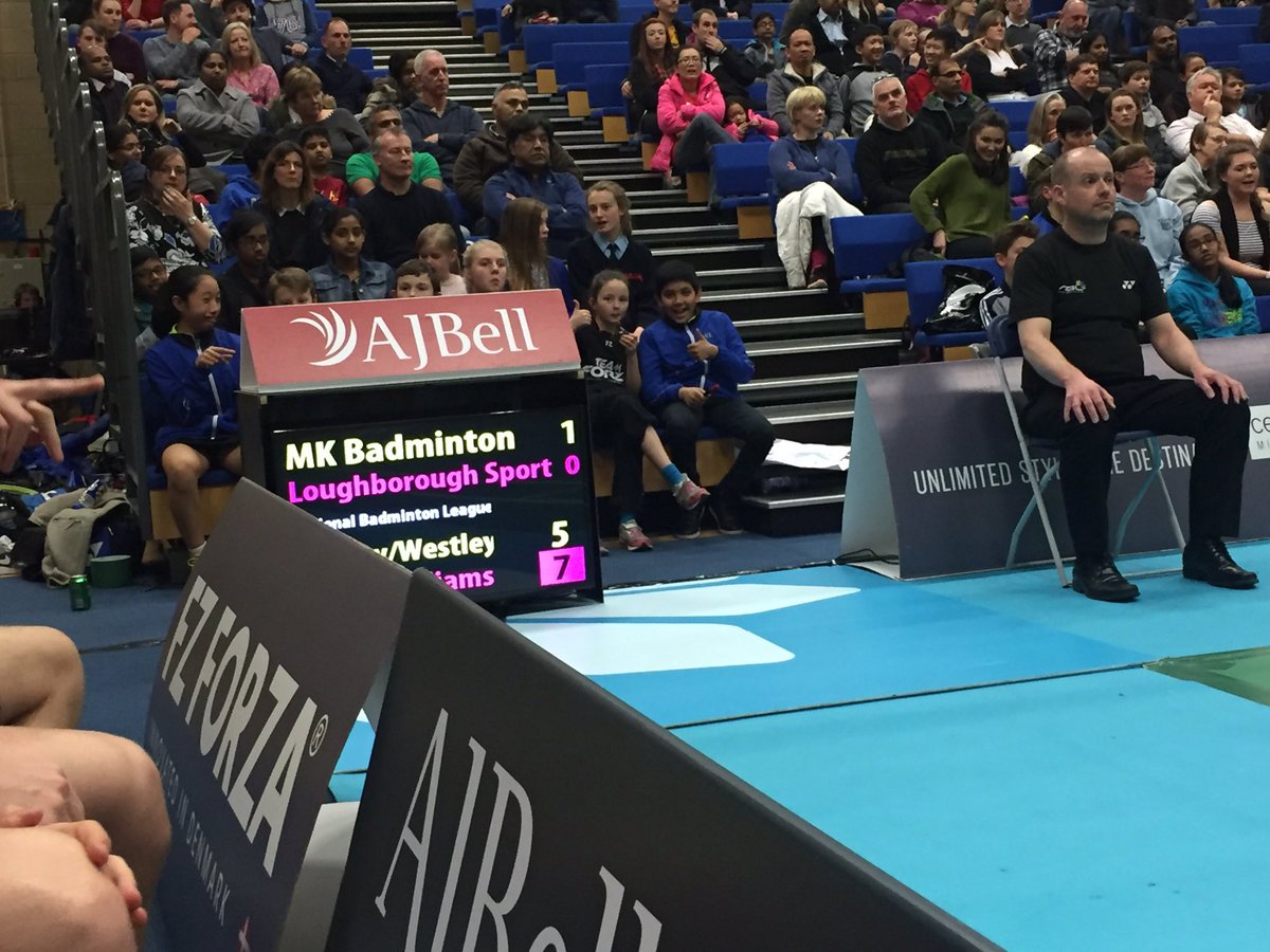 Great start for <a href="/MiltonkeynesNBL/">Milton Keynes NBL</a> 1-0 up after the mixed <a href="/NBL_official/">AJ BELL NBLBADMINTON</a> <a href="/RealAnders/">Anders Kristiansen</a> <a href="/marieropke/">Marie Røpke</a>