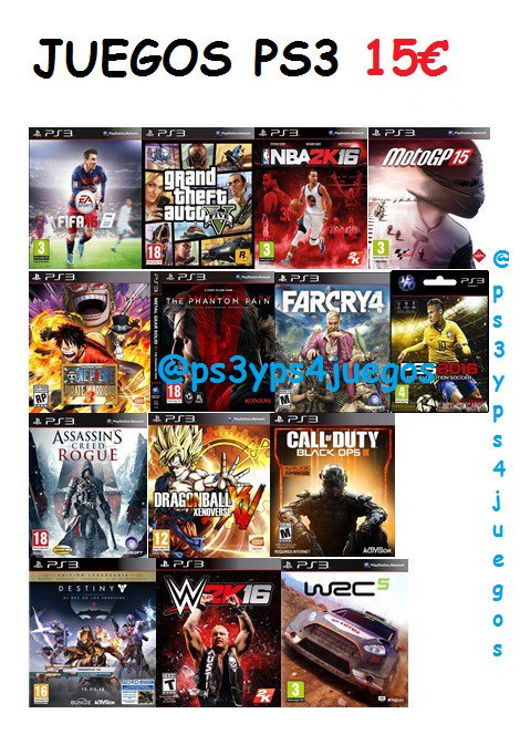 Juegos PS3 y PS4 (@ps3yps4juegos) / X