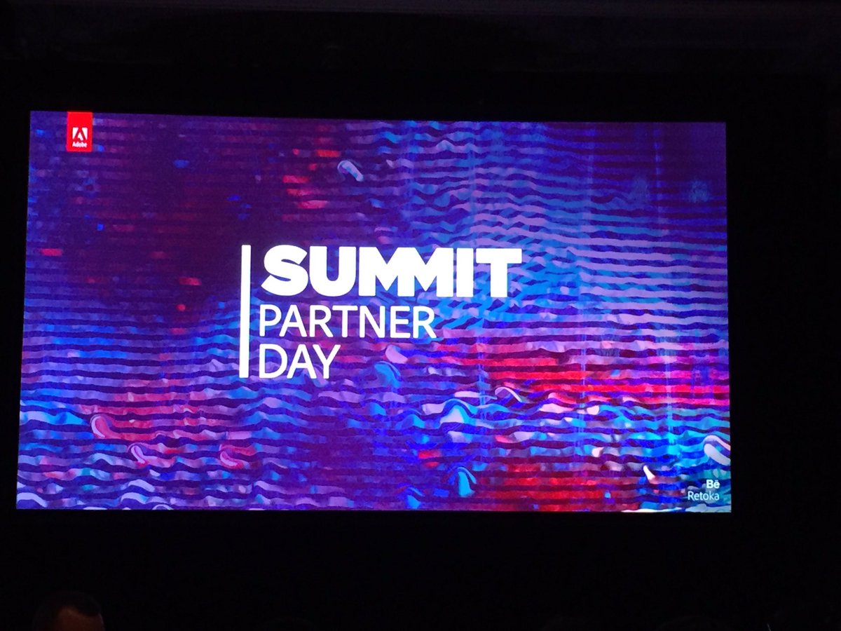 Everyone who is taking pix of all the slides...turn your clicker off. 😒 #AdobeSummit