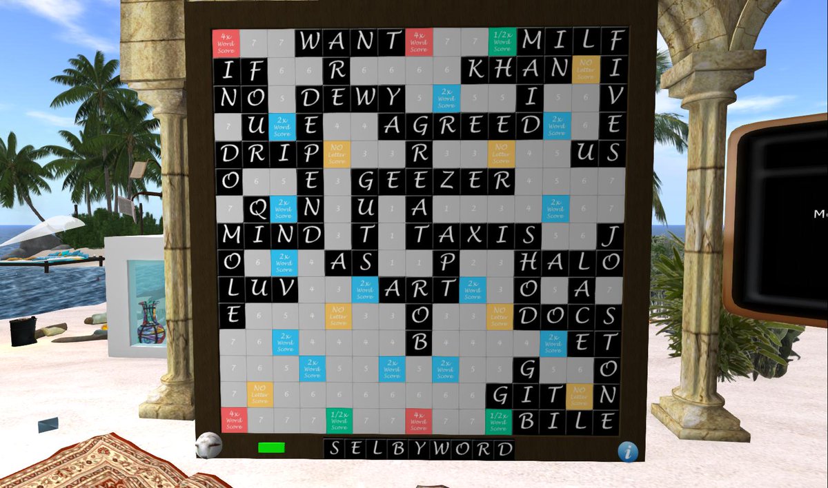NoirDailey's tweet photo. Just the picture tonight... #Scrabble #Virtlantis https://t.co/3SY6I0LxF2