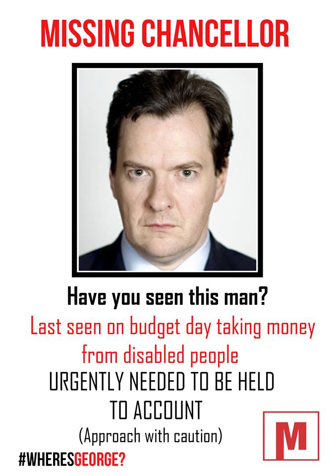 PeoplesMomentum's tweet photo. Why did you duck your responsibilities today @George_Osborne? #WheresGeorge? https://t.co/zuXnhGBJtE https://t.co/ZwvZt7meg7