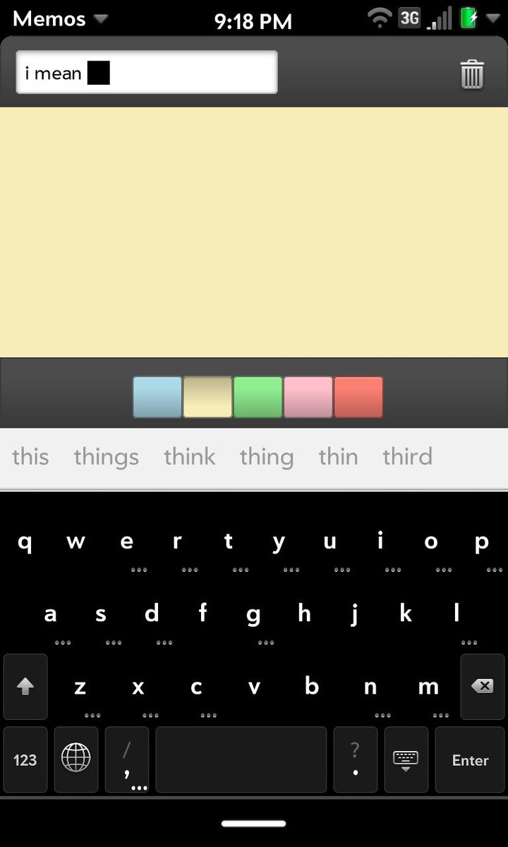 webosports's tweet image. Keyboard predictions? Check. #LuneOS