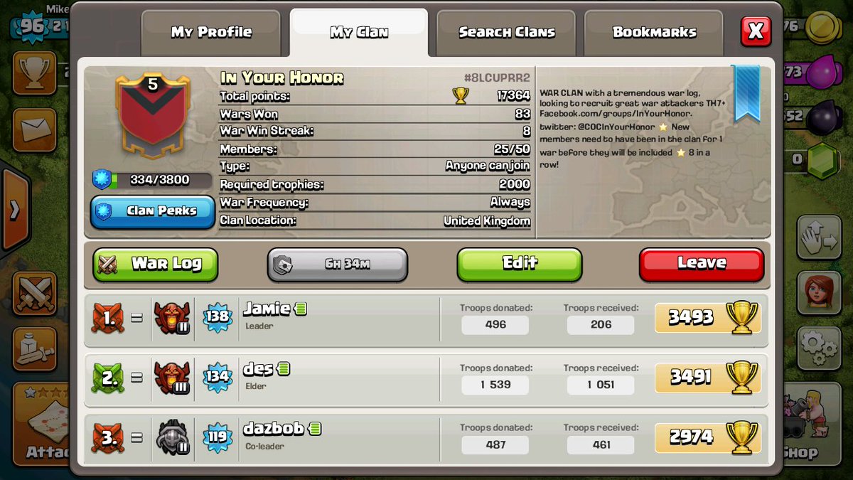 COCInYourHonor's tweet photo. Jack Sparrow got smashed! 8 in a row! #ClashOfClans #8LCUPRR2 https://t.co/YxOKCupTug