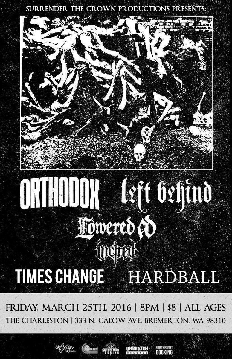 Friday Night at The Charleston!  <a href="/orthodoxtn/">ORTHODOX</a> <a href="/LeftBehind304/">𝔩𝔢𝔣𝔱 𝔟𝔢𝔥𝔦𝔫𝔡</a> <a href="/loweredad/">Lowered AD</a> <a href="/incitedhc/">incited</a> <a href="/timesxchange/">Times Change</a> &amp; <a href="/HARDBALL_NW/">HARDBALL</a> $8!