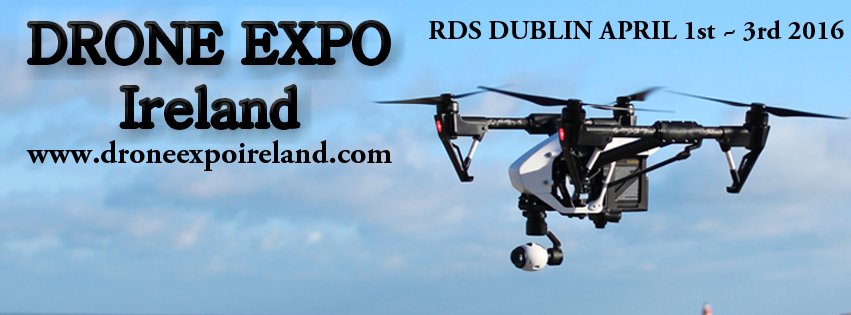 TicketmasterIre's tweet photo. Tickets are on sale now for Drone Expo Ireland at @TheRDS from 1-3 April. @IrishDroneExpo https://t.co/roGohaQxFK https://t.co/NfkwKsd9nP