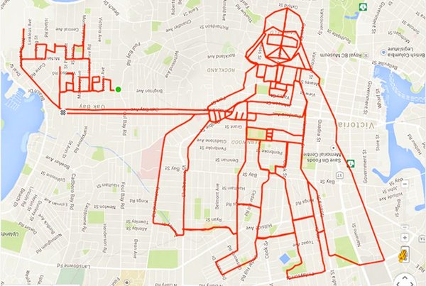 mental_floss's tweet image. Artist Creates Doodles Using GPS and a Bicycle — bit.ly/1onEKoA