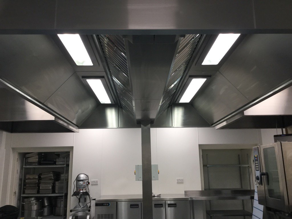 Kettcleanair1's tweet photo. Island canopy installation https://t.co/iT1aywyfKW
